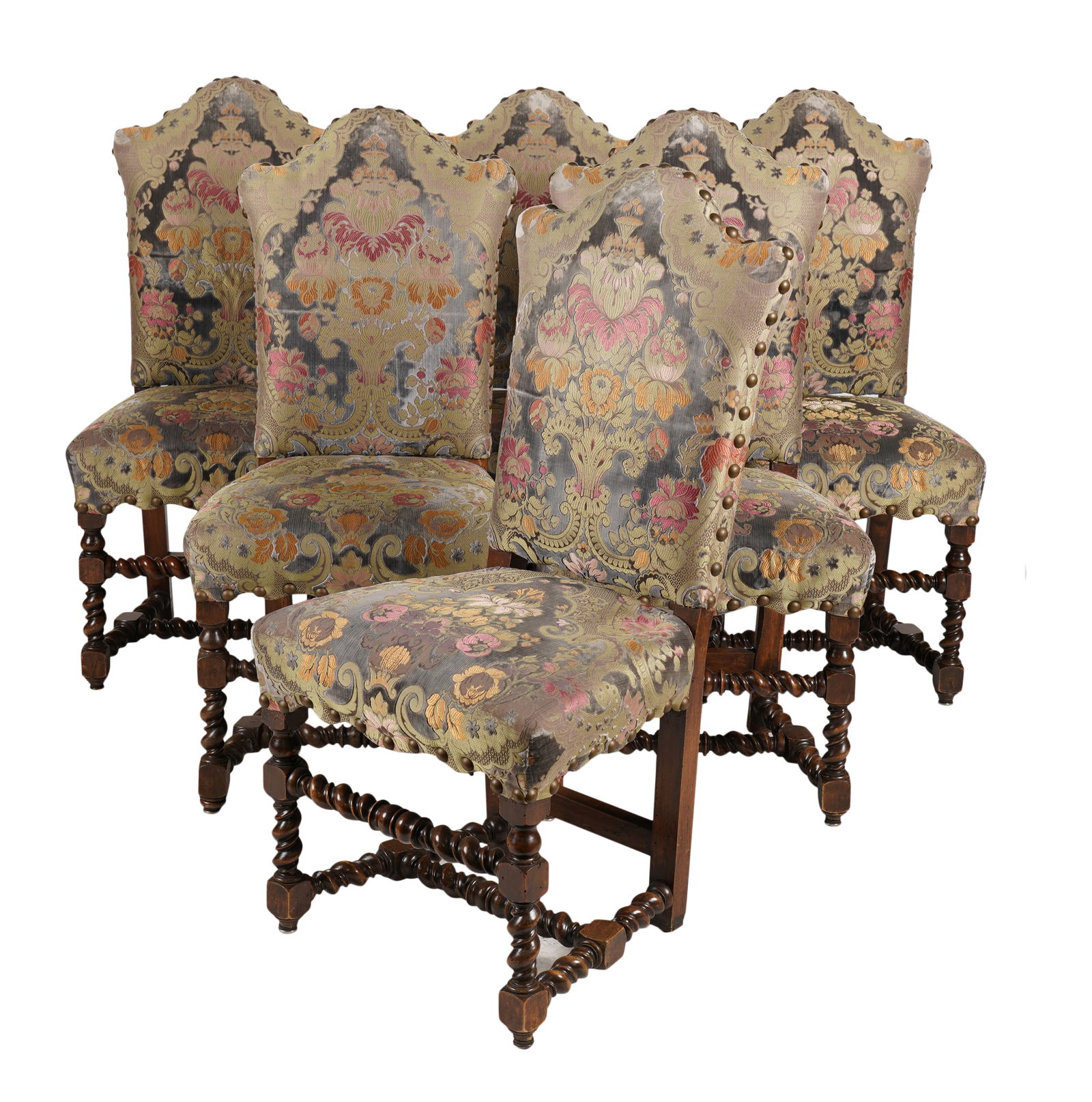 A Set of Six Baroque-Style Dining Chairs (1 of 11)