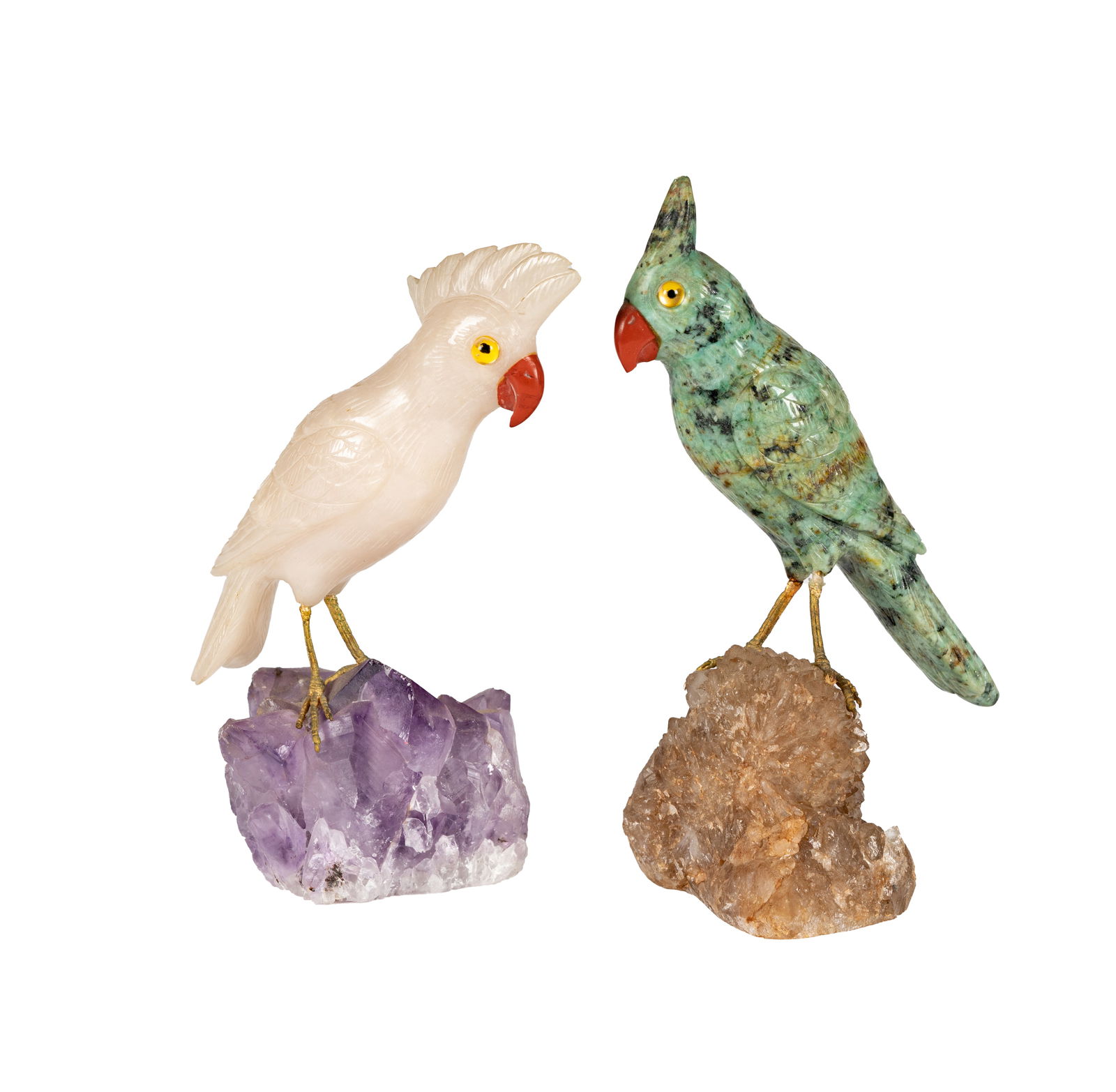 Two Carved Stone Parrots (1 of 16)