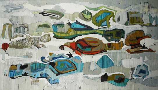 Chase Langford (B. 1960): Havana: Chase Langford B. 1960 Havana oil on canvas 2016; signed, titled and dated verso 38 x 70 in. (96.5 x 177.8 cm.)