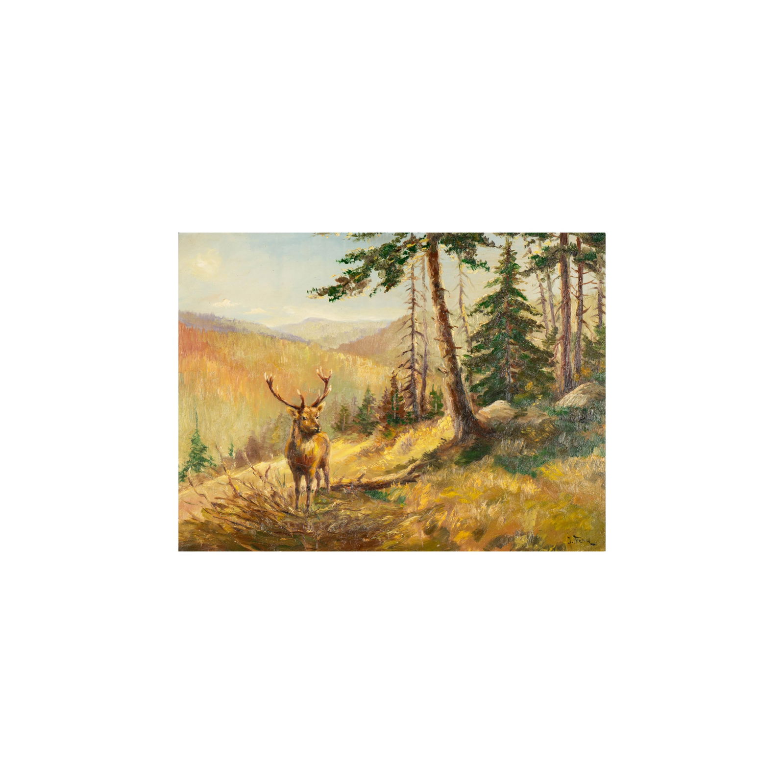 American School: Landscape with Elk (1 of 9)