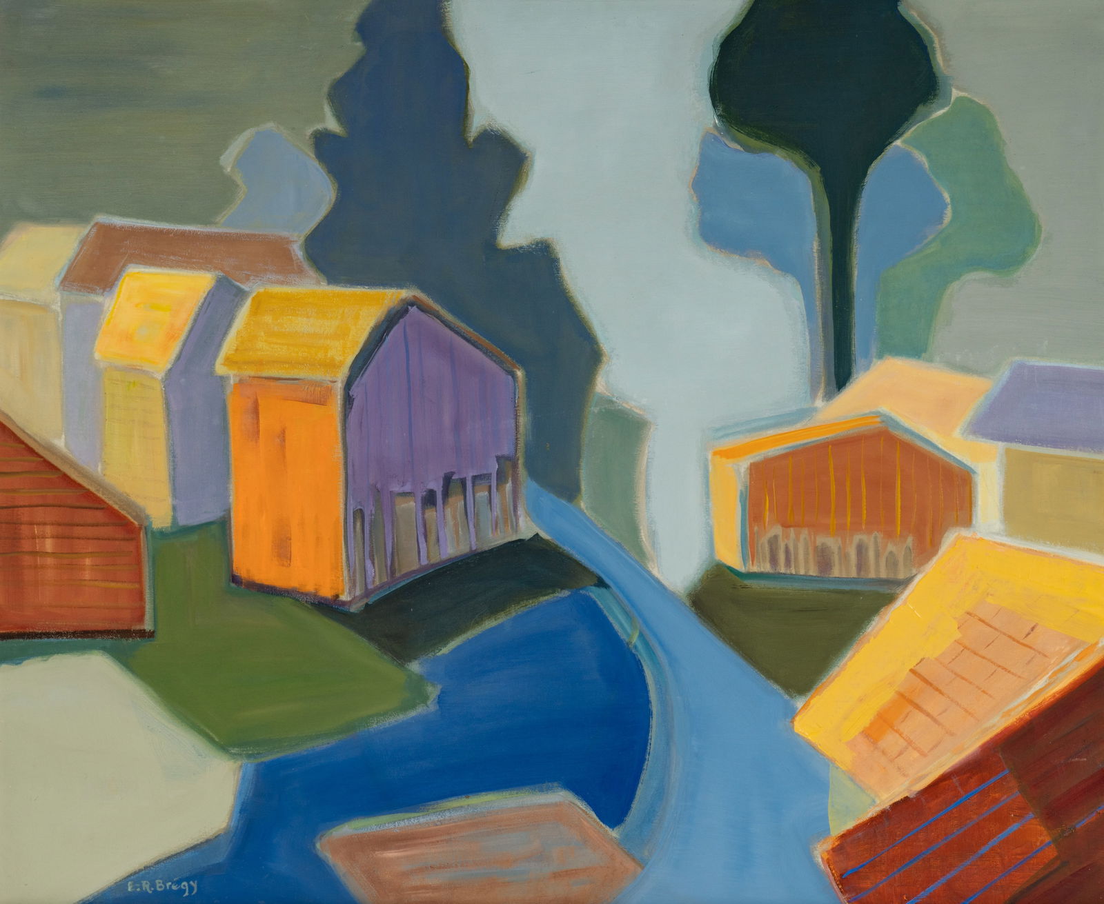 Late 20th century: Town Scene (1 of 13)