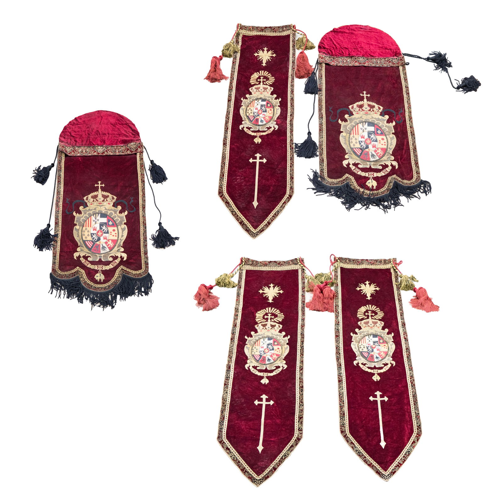 A Set of Heraldic Wall Hangings (1 of 19)