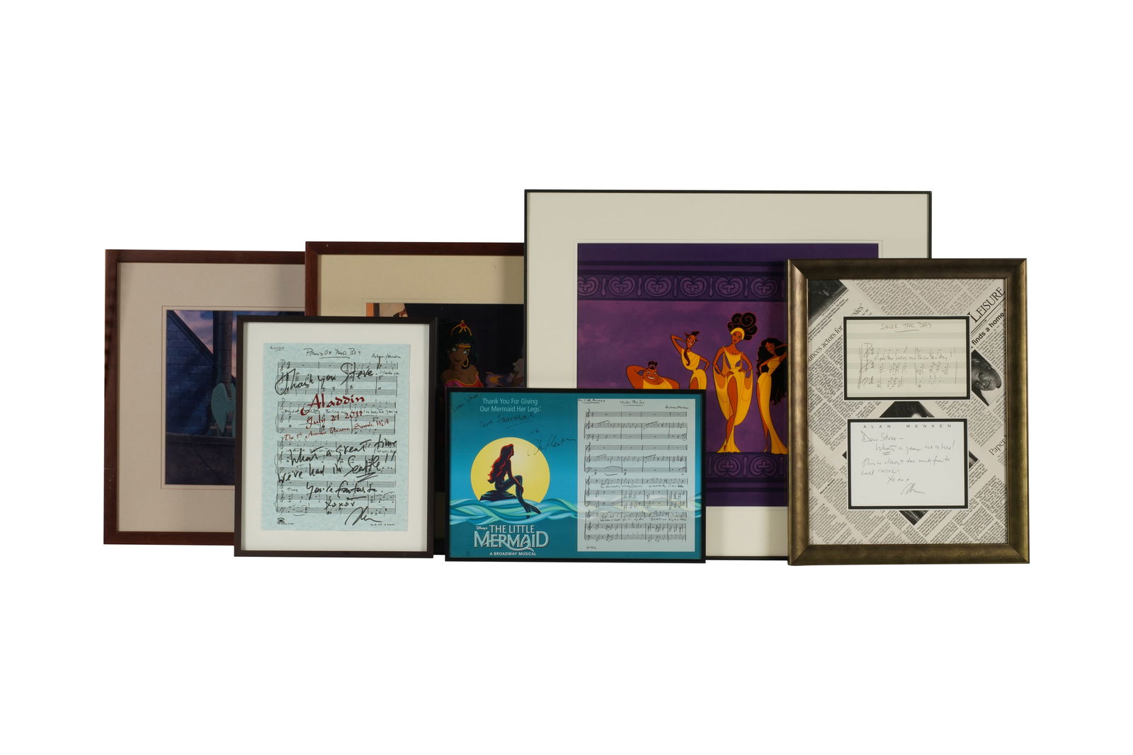 A Collection of Disney Cartoon Cels and Music Sheets (1 of 8)