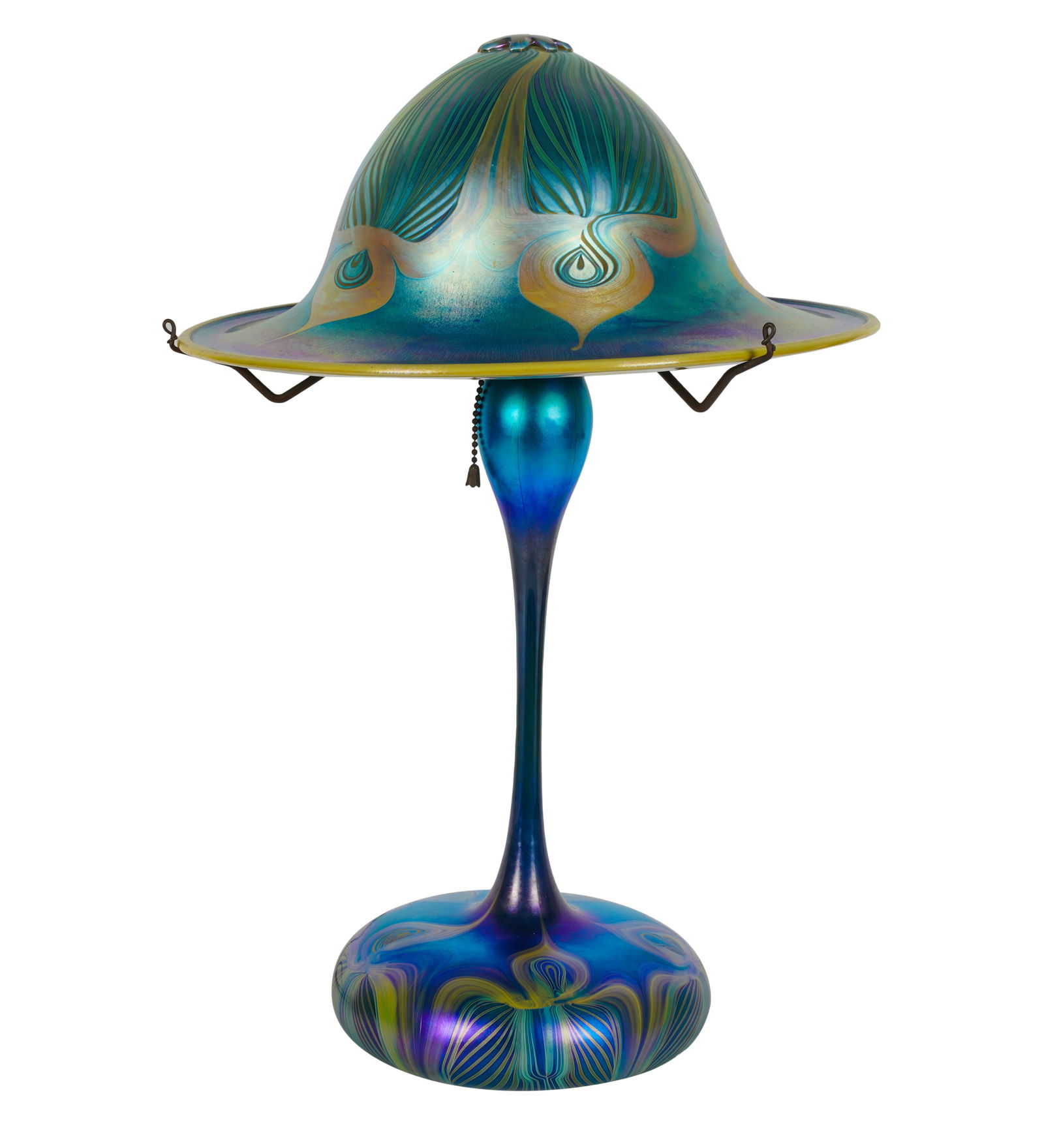 A John Cook Phoenix Studios Art Glass Table Lamp (1 of 12)