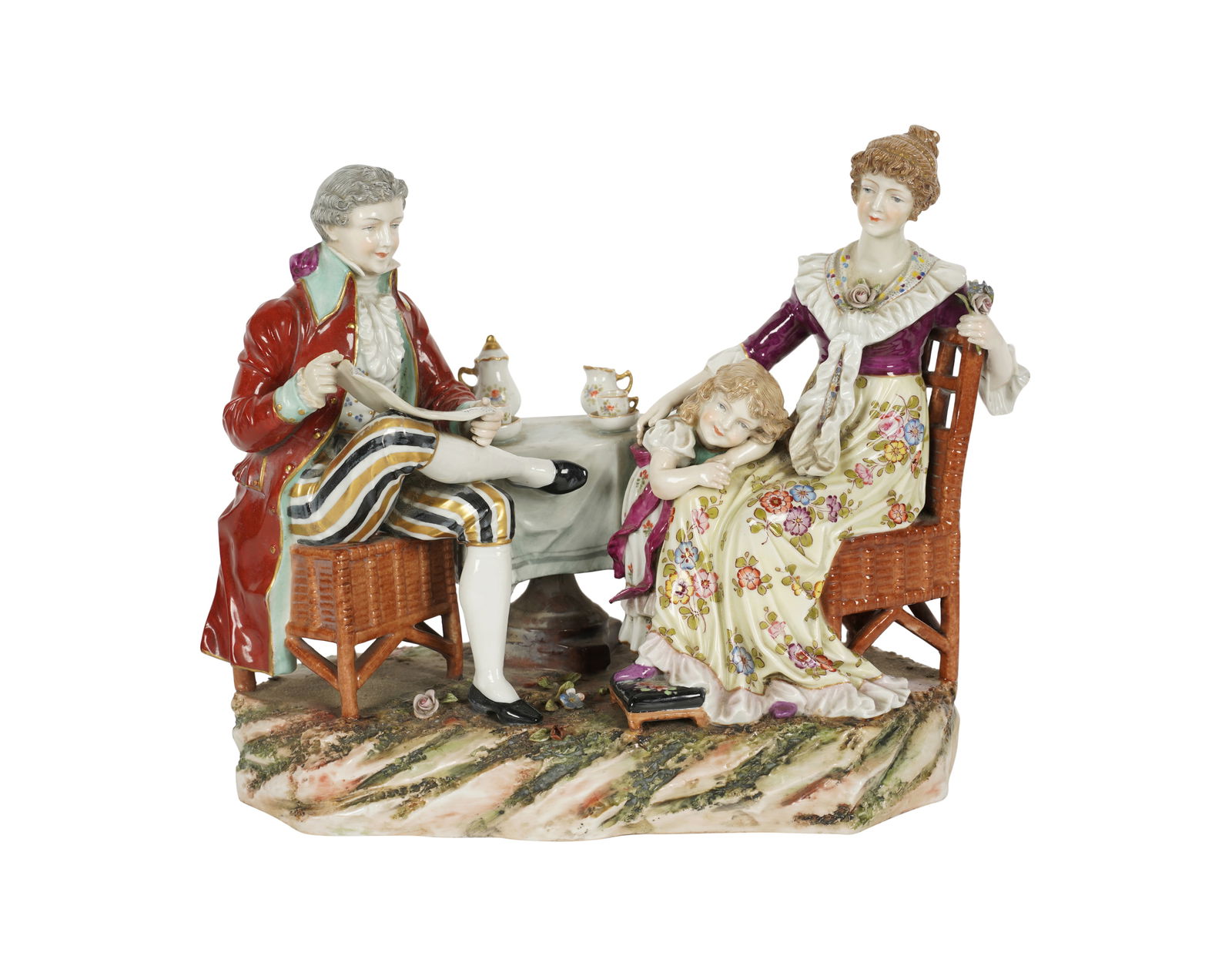 A German Porcelain Figural Group (1 of 9)