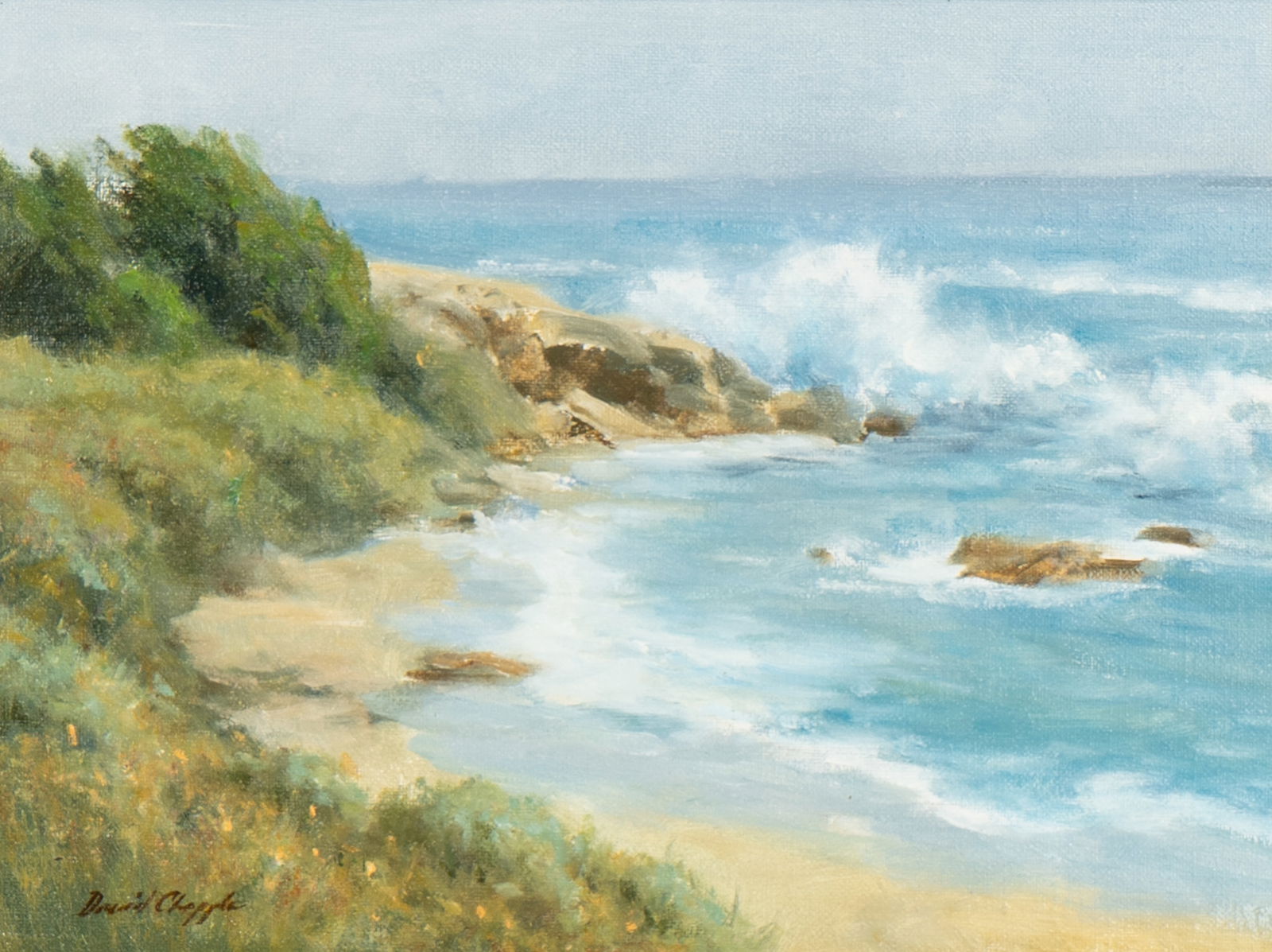 David Chapple (B. 1947): Pounding Surf (1 of 9)