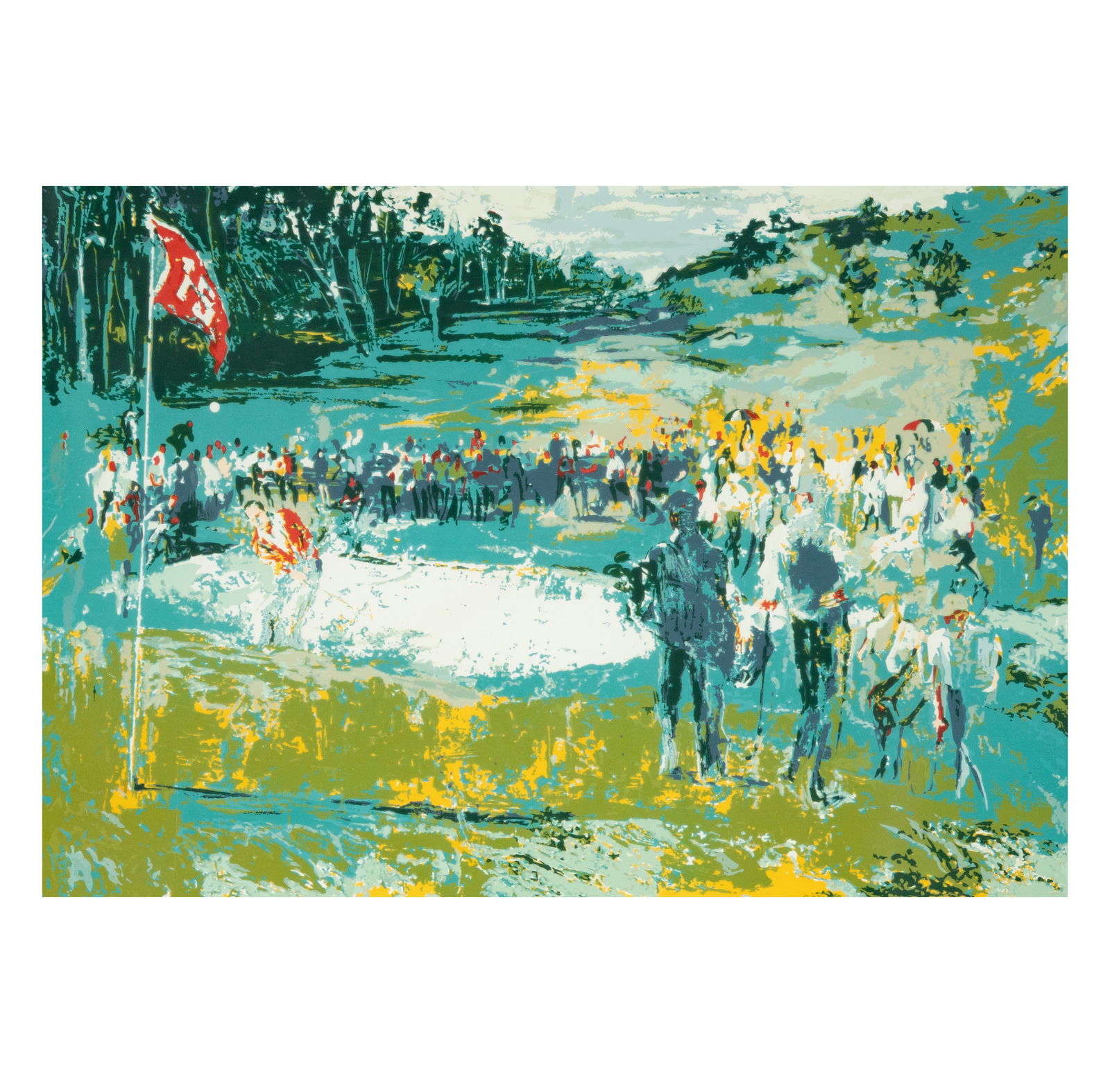 Leroy Nieman (1921-2012): Tournament Golf (1 of 9)