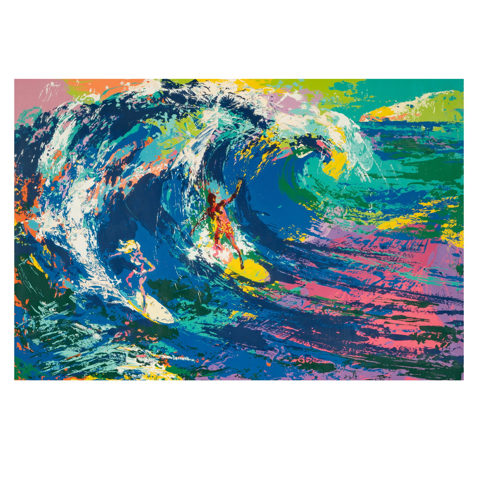 Leroy Nieman (1921-2012): Hawaiian Surfers (1 of 11)