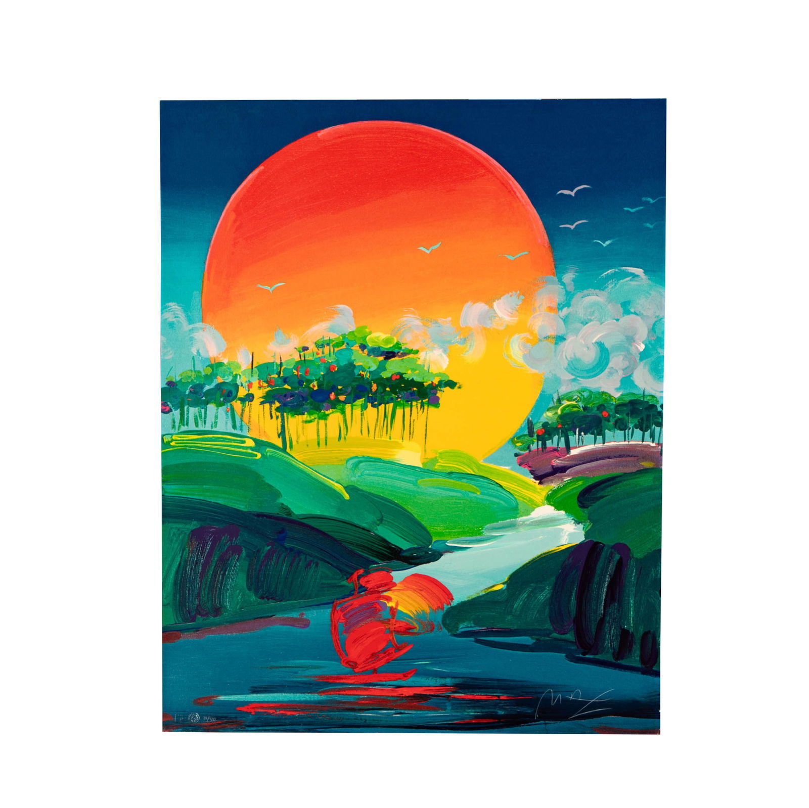 Peter Max (B. 1937): Without Borders (1 of 13)