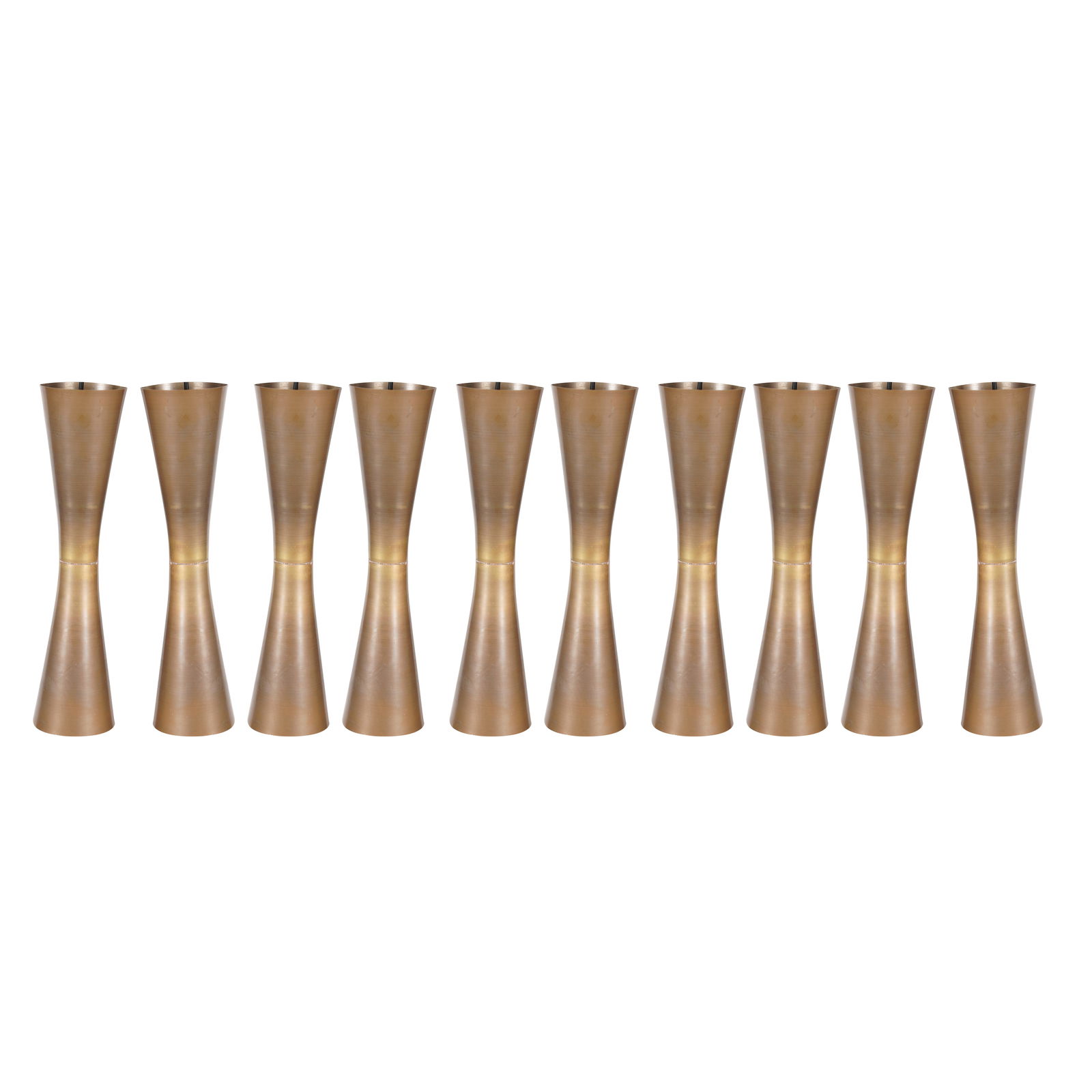 A Set of Ten Modernist Hanging Pendant Lights (1 of 6)