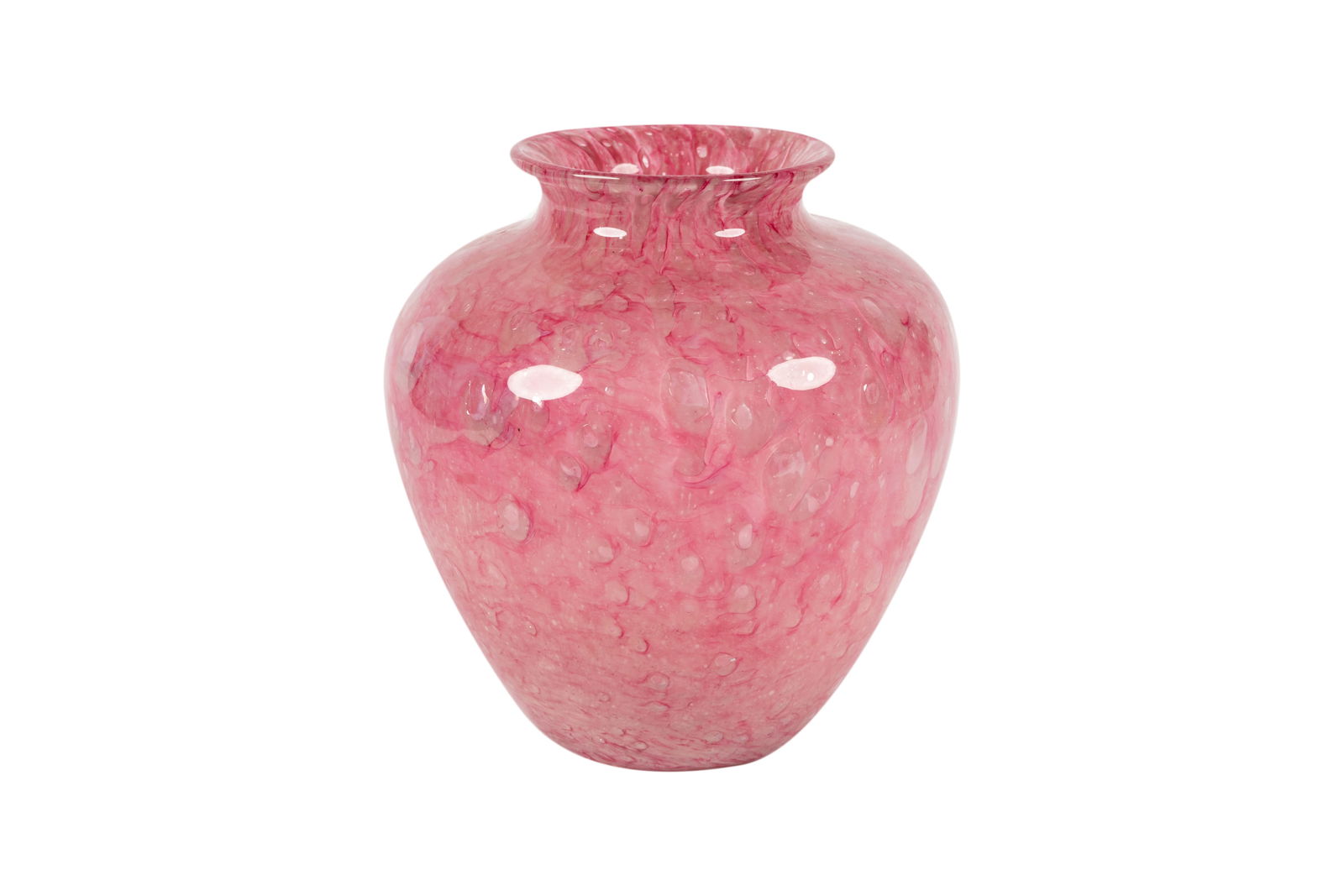 A Frederick Carder / Steuben Cluthra Vase in Pink Rose (1 of 9)