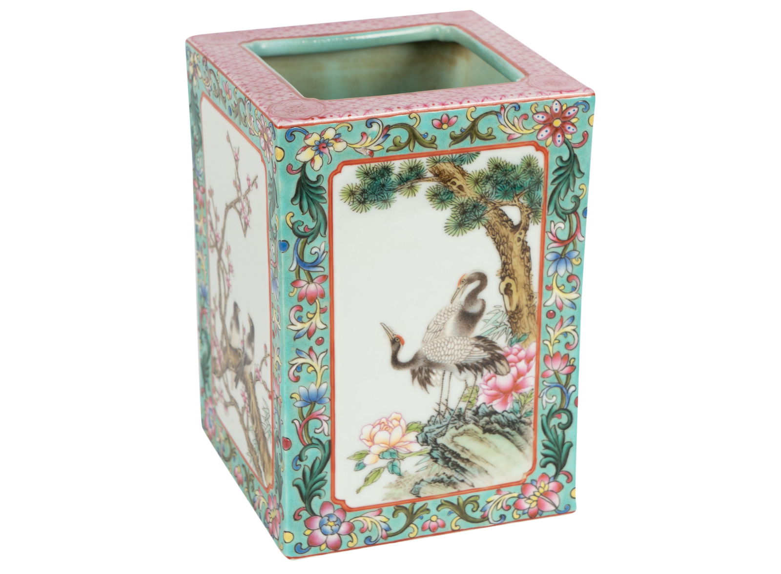 A Chinese Square Porcelain Vase (1 of 13)