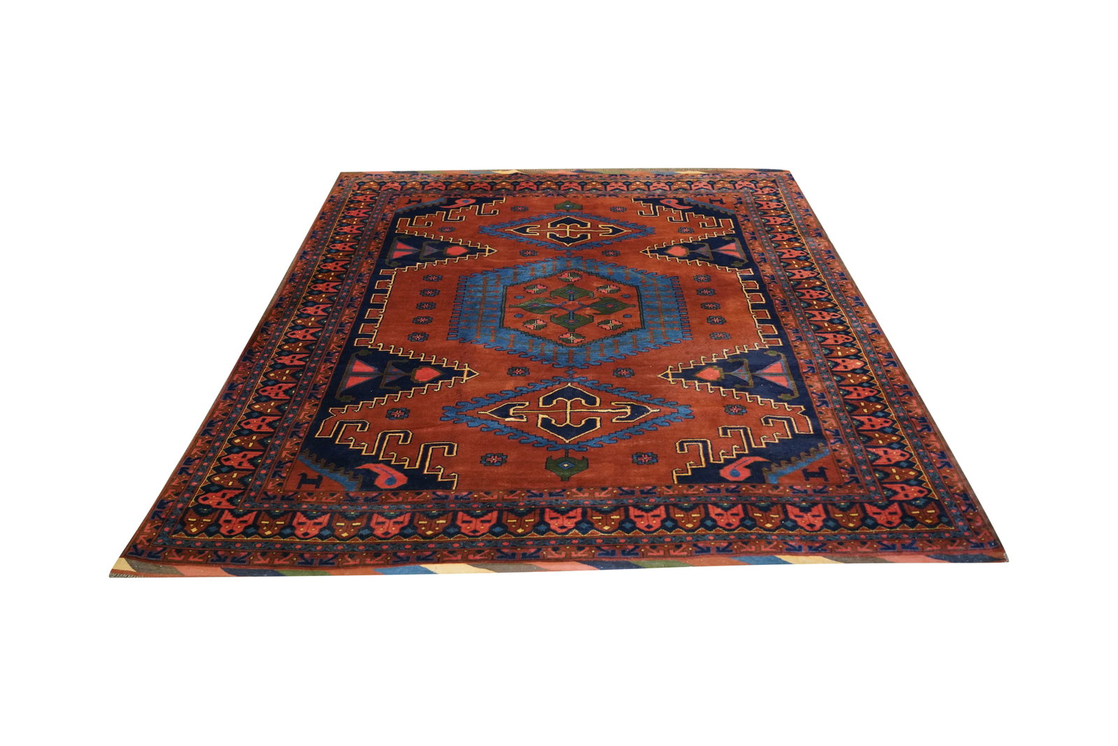 Persian Rug: wool 9'10" x 8'5"