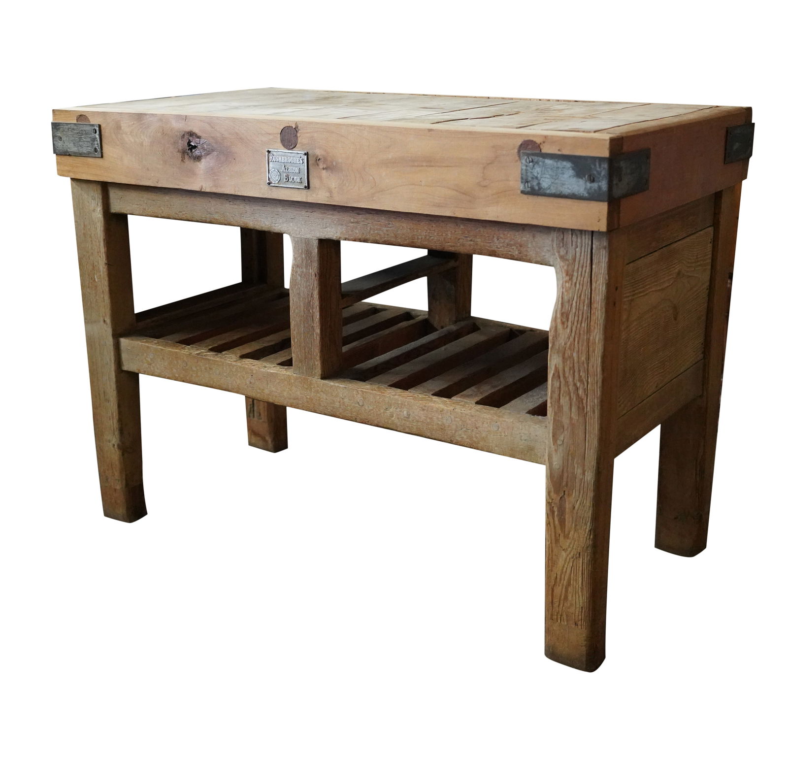 A Rectangular Butcher Block Table (1 of 7)