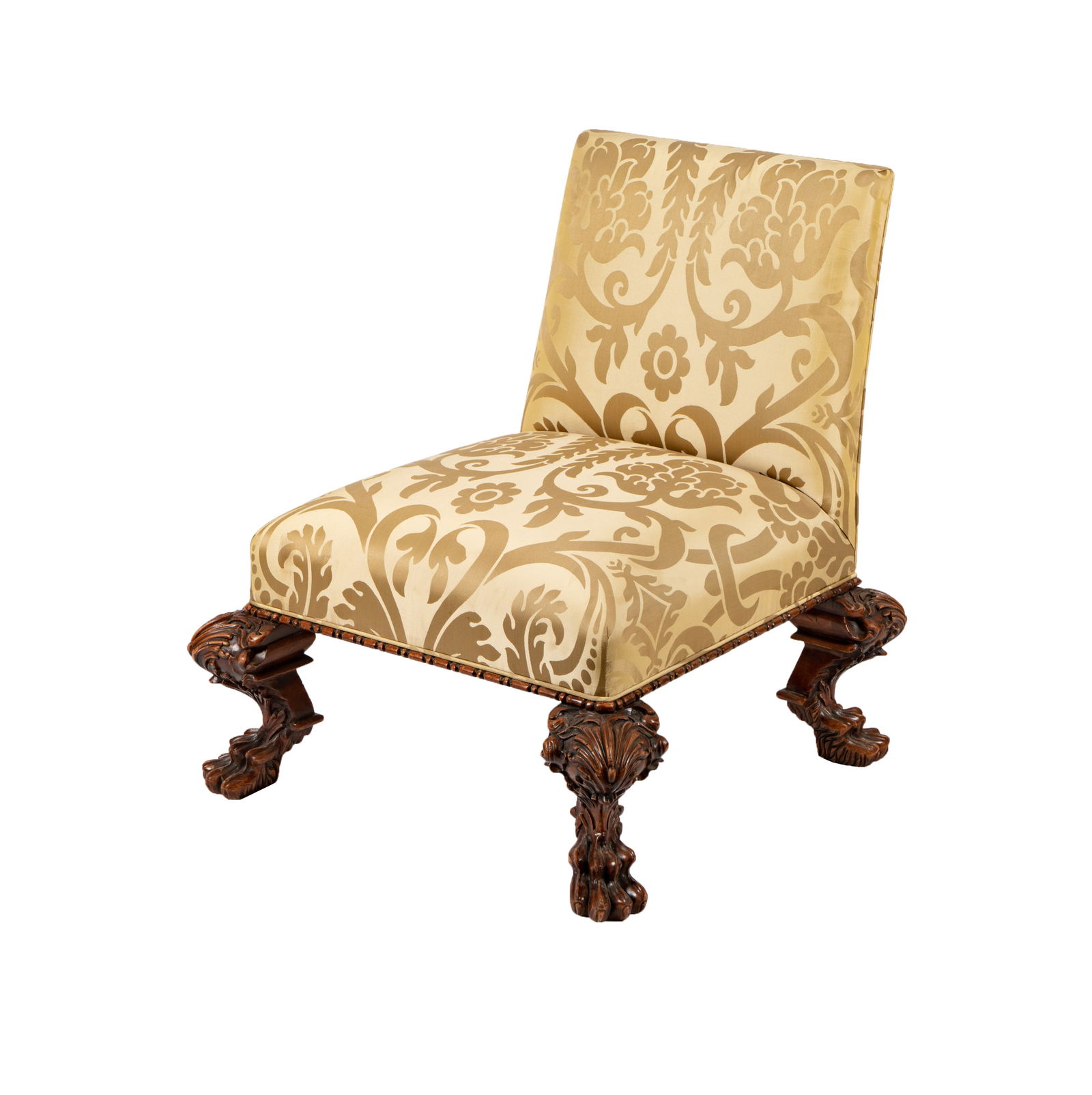 L. Rossi: Baroque-Style Low Side Chair (1 of 10)