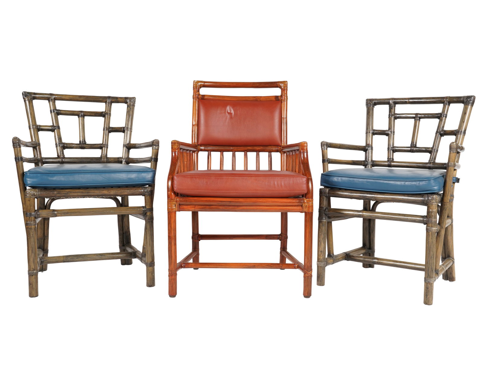 Three McGuire Rattan Armchairs (1 of 12)