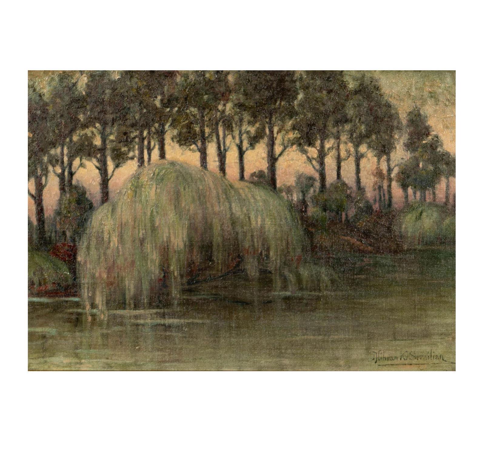 Mihran Kevork Serailian (1867 - 1957): River Landscape (1 of 9)