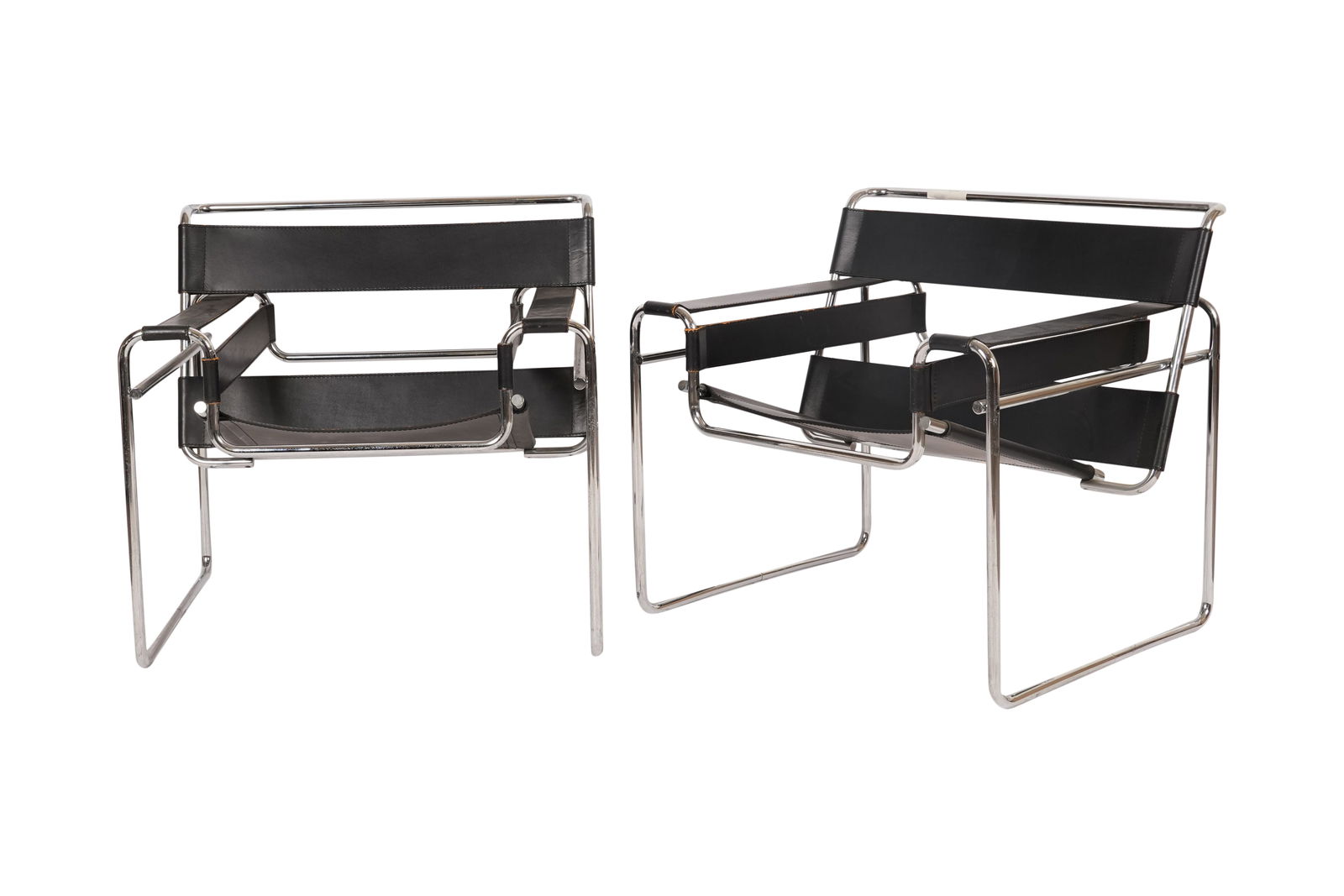 Marcel Breuer for Knoll: Pair of Wassily Chairs (1 of 14)