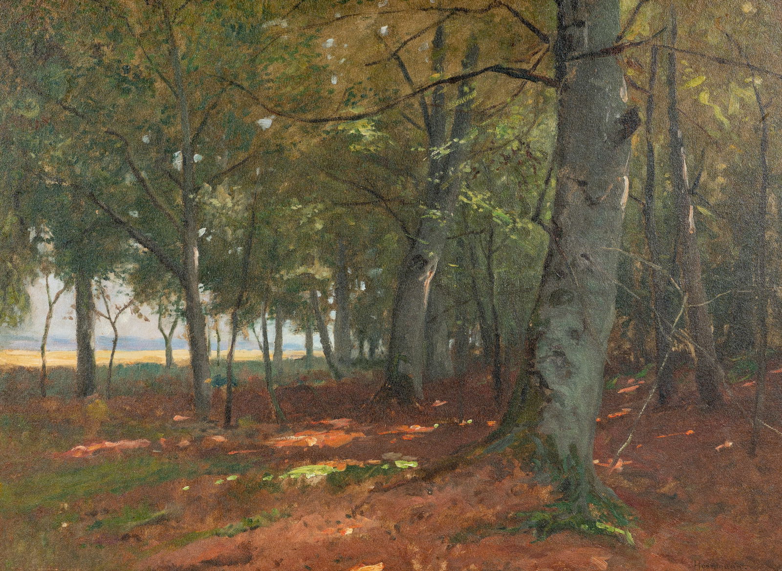 Theodor Von Hormann (1840-1895) Austria: Forest Landscape (1 of 9)