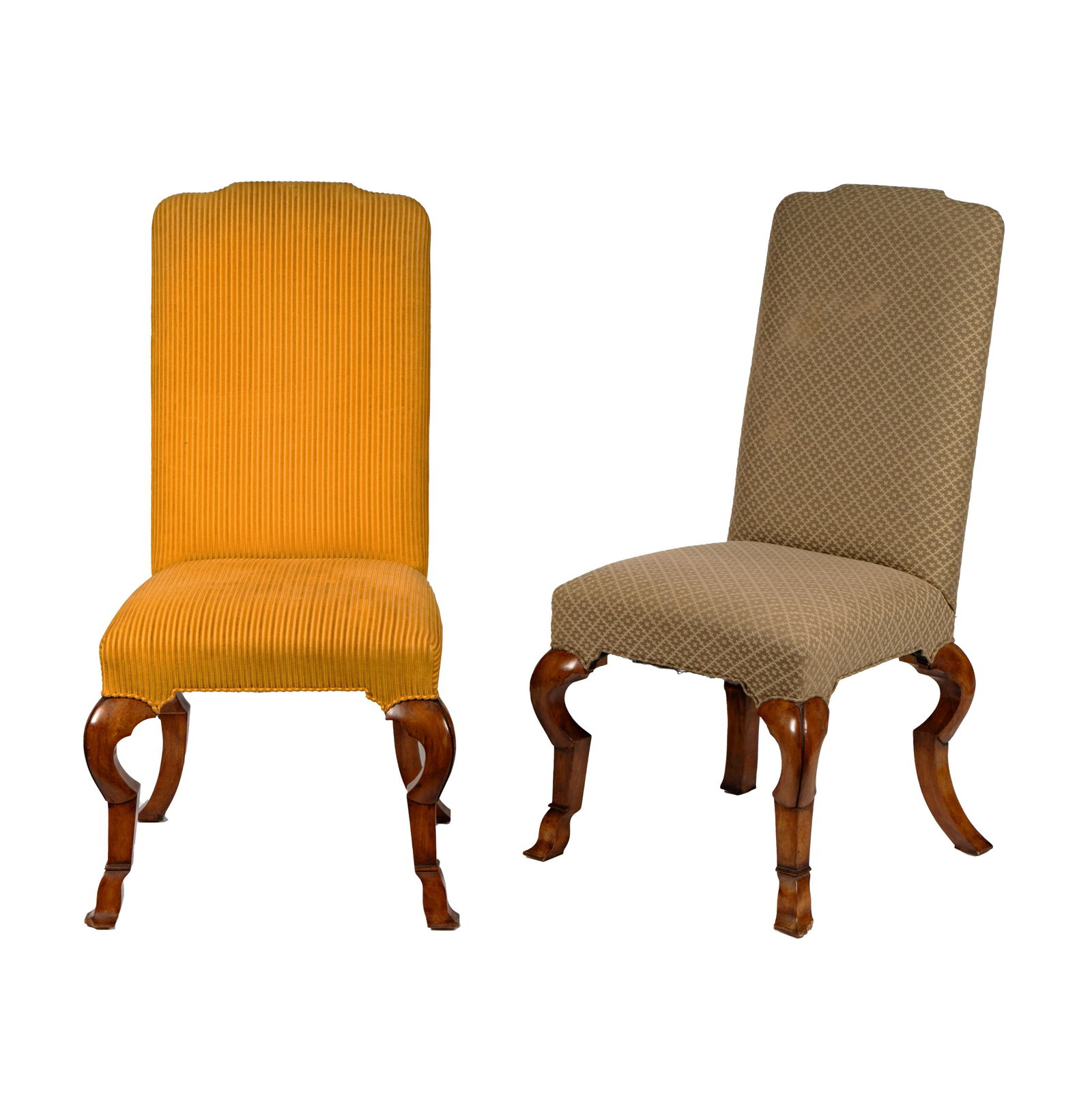 L. Rossi: Pair of Baroque-Style Carved Walnut High Back Side Chairs (1 of 13)
