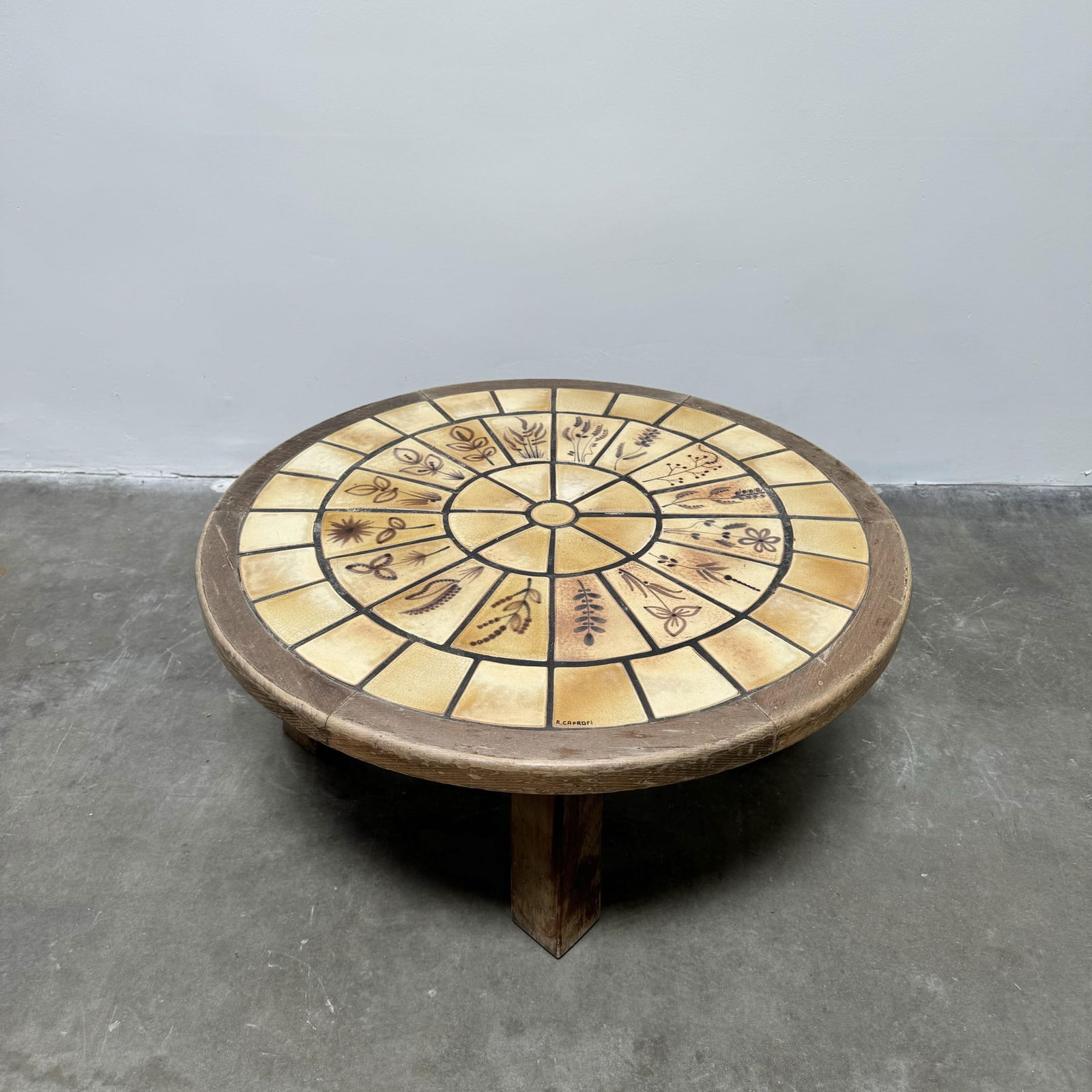 Roger Capron: Round Coffee Table (1 of 6)
