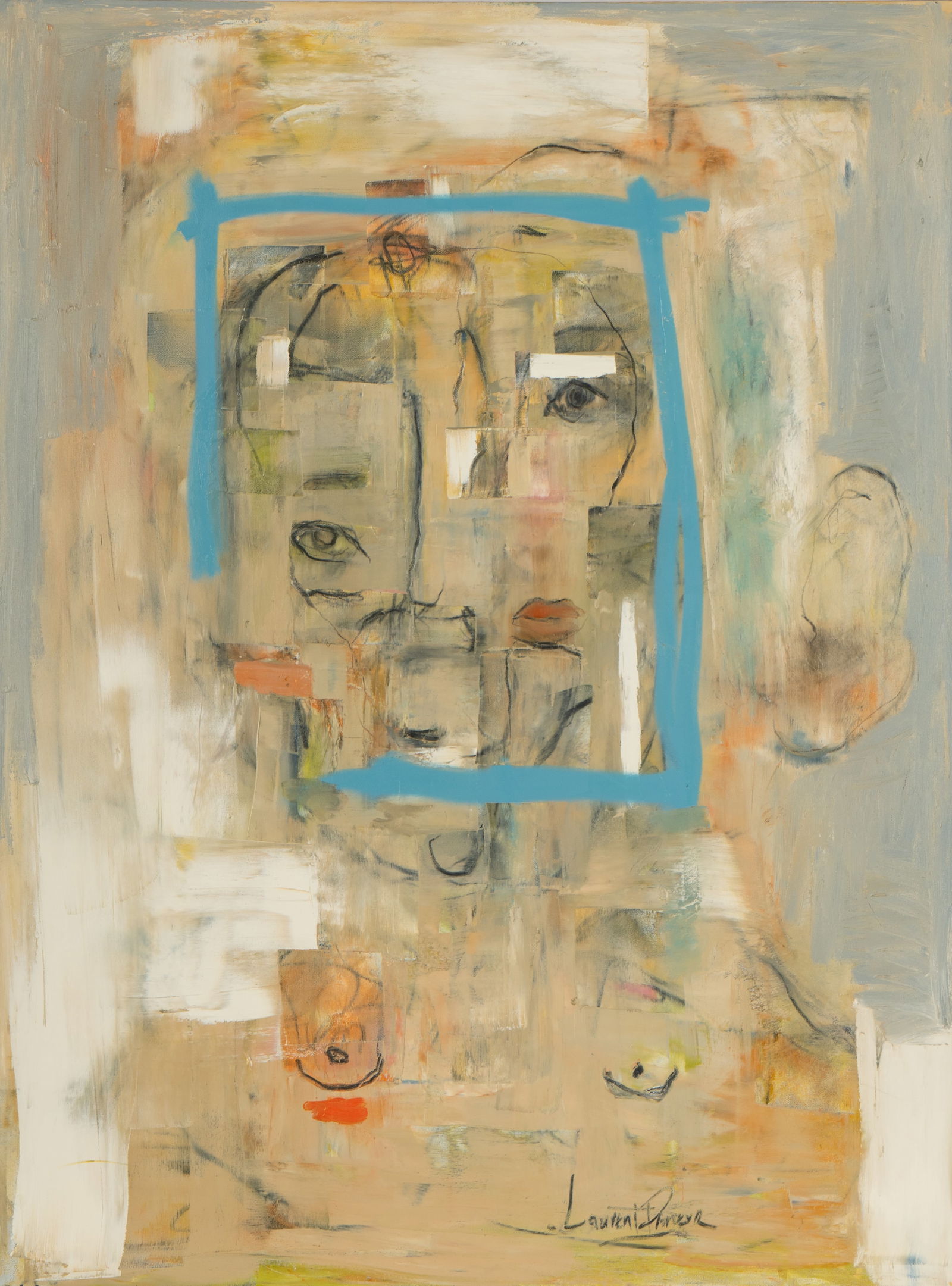 Laurent Proneur, B. 1969, Untitled Abstract Portrait (1 of 11)