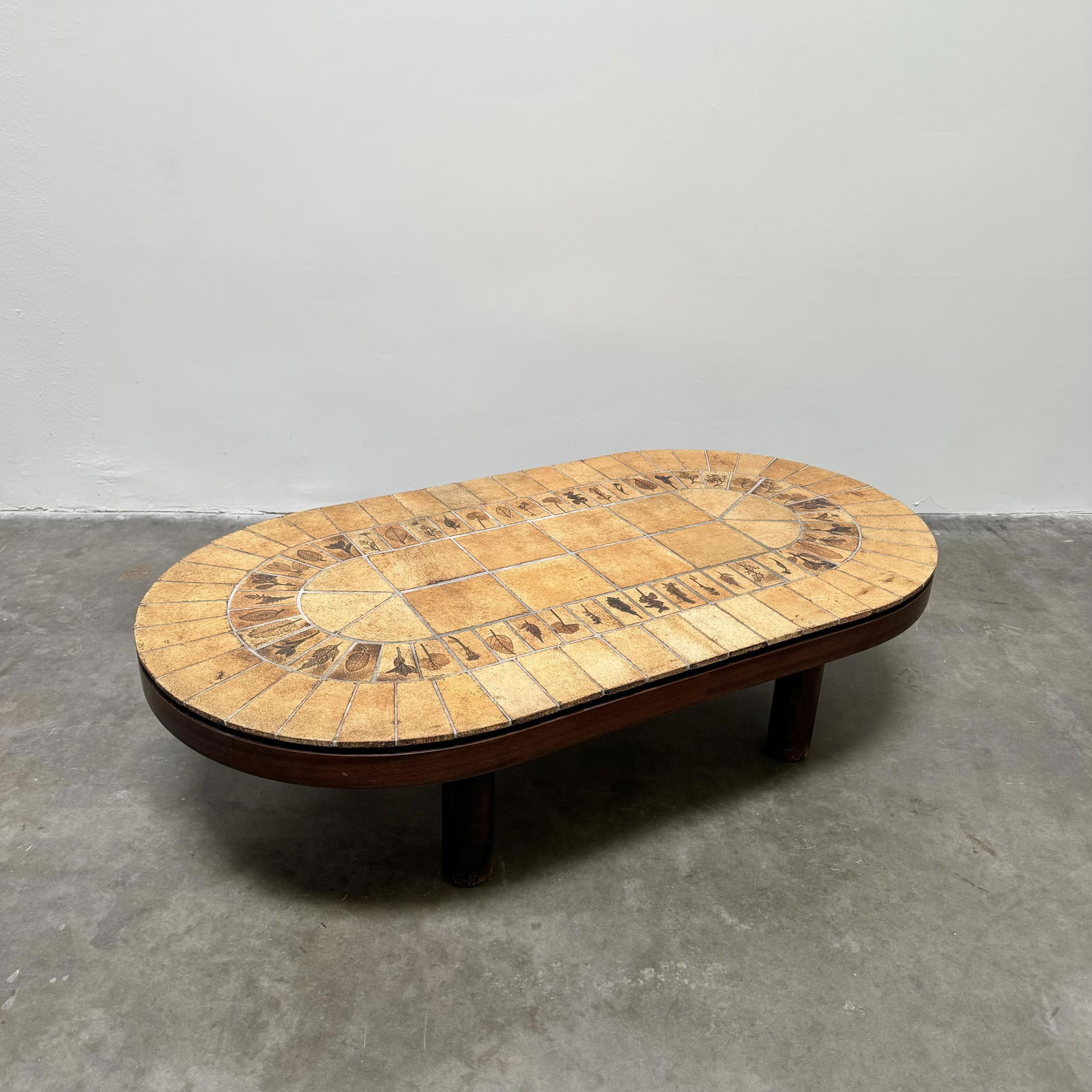 Roger Capron: Oblong Coffee Table with Garrigue Tiles (1 of 8)