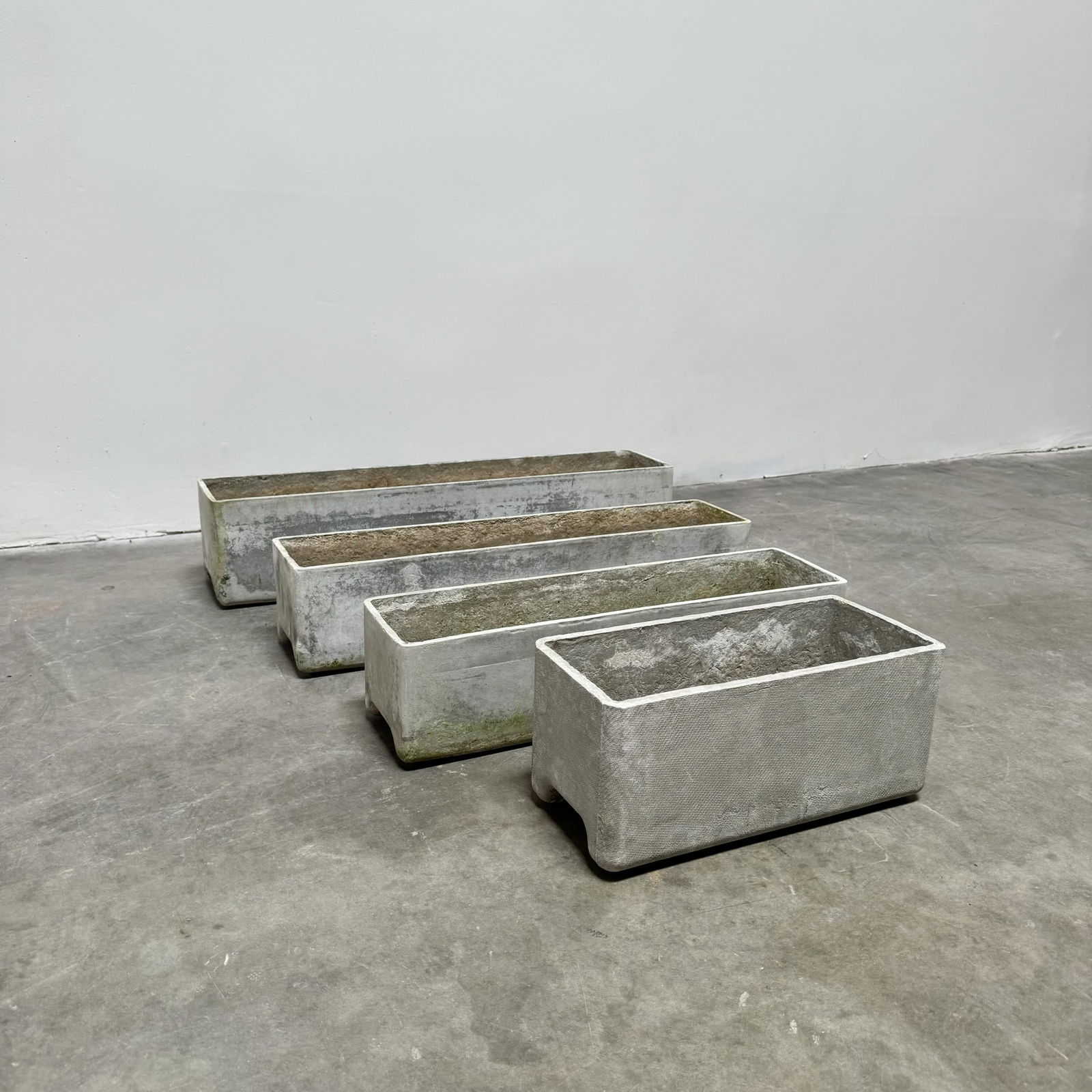 Willy Guhl for Eternit: Set of Four Trough Planters (1 of 12)