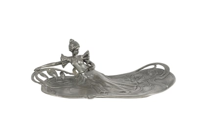 An Art Nouveau-Style Figural Vide Poche