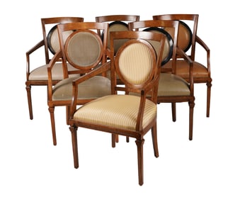 Six Minton-Spidell Pedworth Dining Armchairs