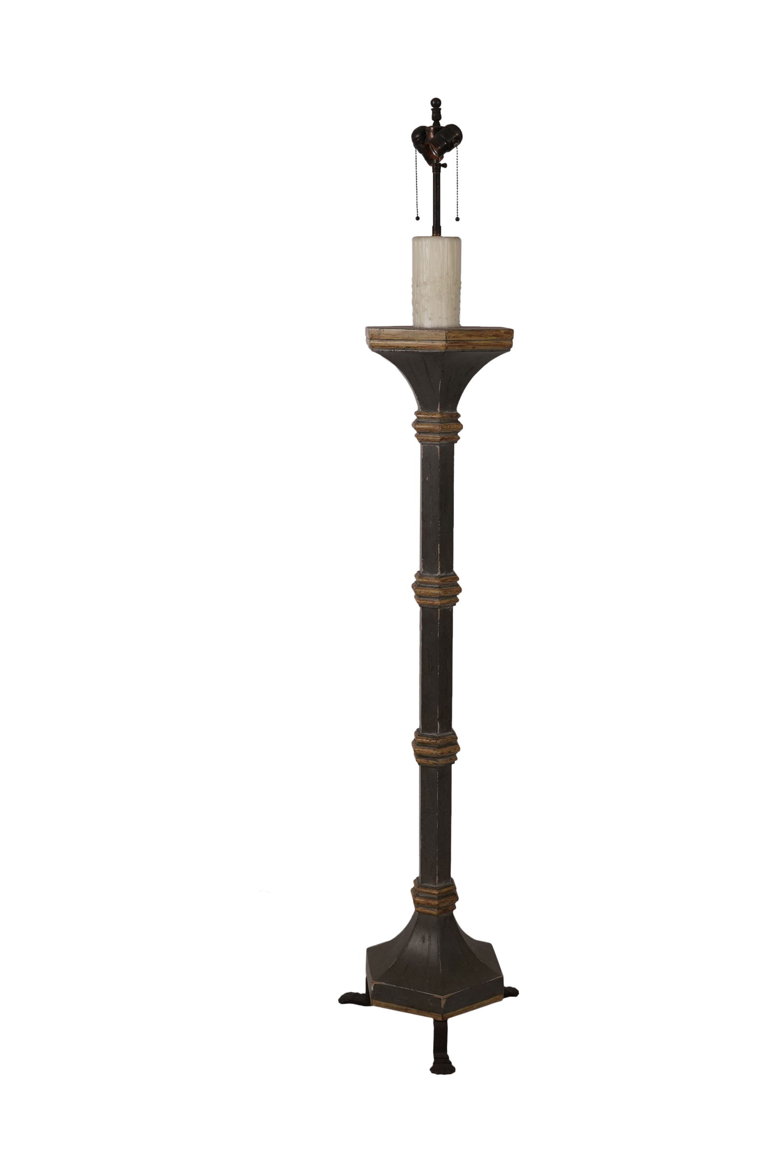 A Minton-Spidell Painted Wood Floor Lamp (1 of 7)