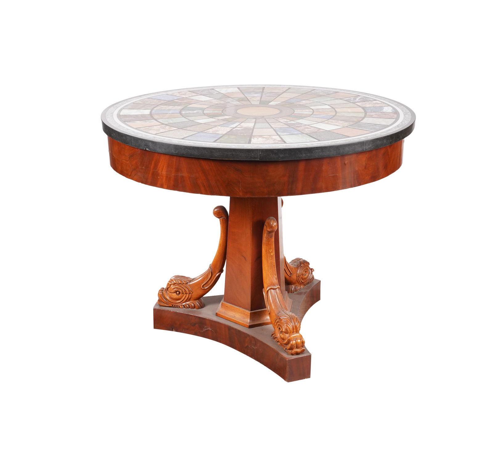 A Minton-Spidell Specimen Marble-Top Center Table (1 of 9)