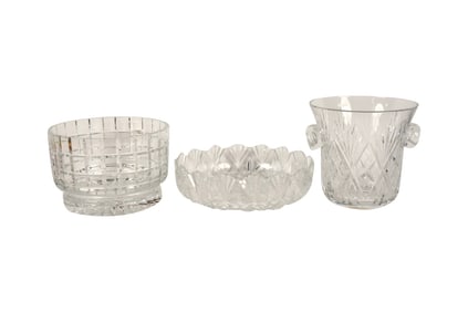 A Group of Crystal Table Articles