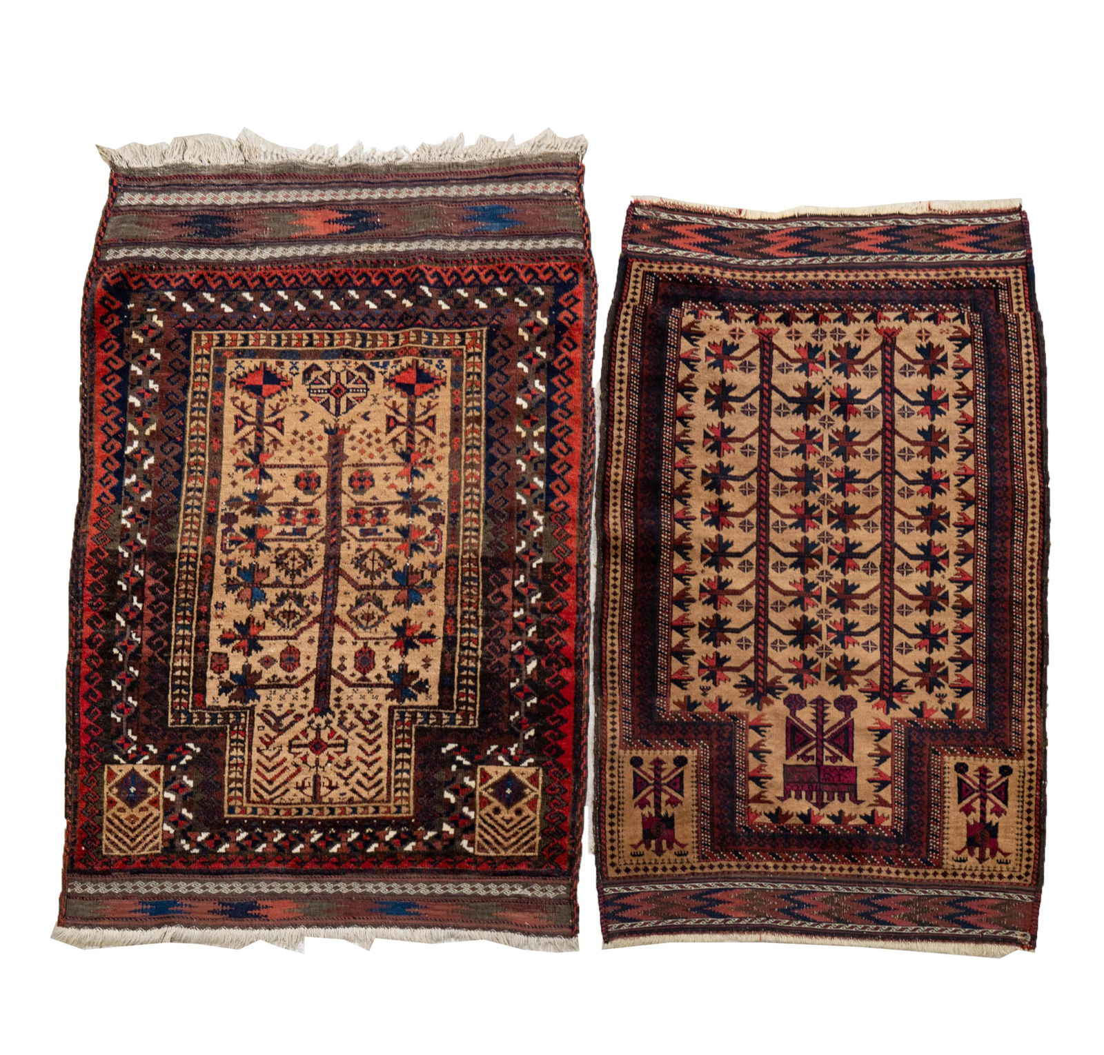 Two Antique Beluch Prayer Rugs (1 of 17)