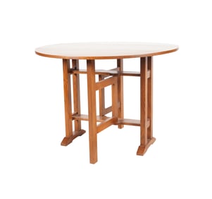 A Stickley Oak Drop Leaf Table