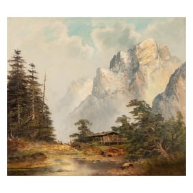 John Fery (1859-1934): Mountain Landscape