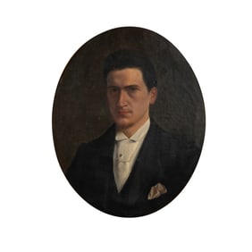 Alexandro Van Antro (19th/20th Century): Portrait of a Gentleman