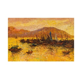 20th Century: Boats in Harbor