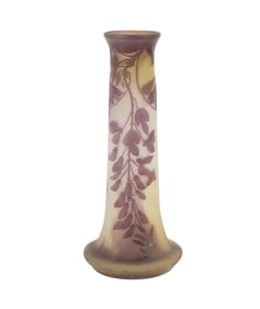 A Galle Cameo Glass Vase