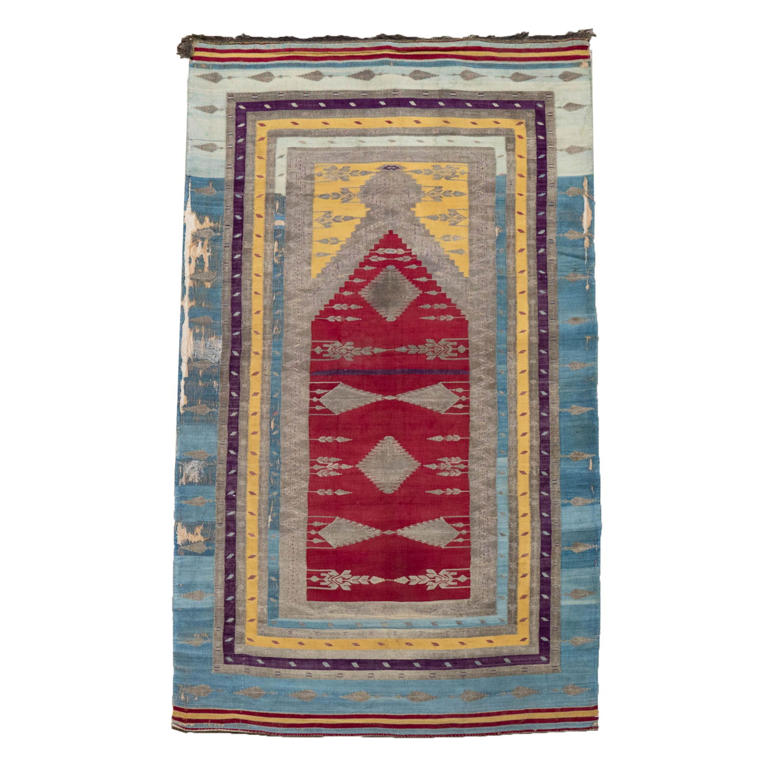 An Antique Woven Prayer Mat (1 of 15)