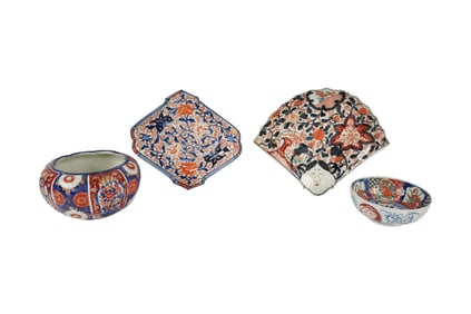 A Group of Japanese Imari Porcelain
