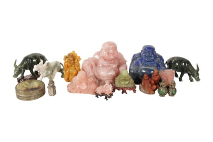 A Group of Chinese Stone Carvings