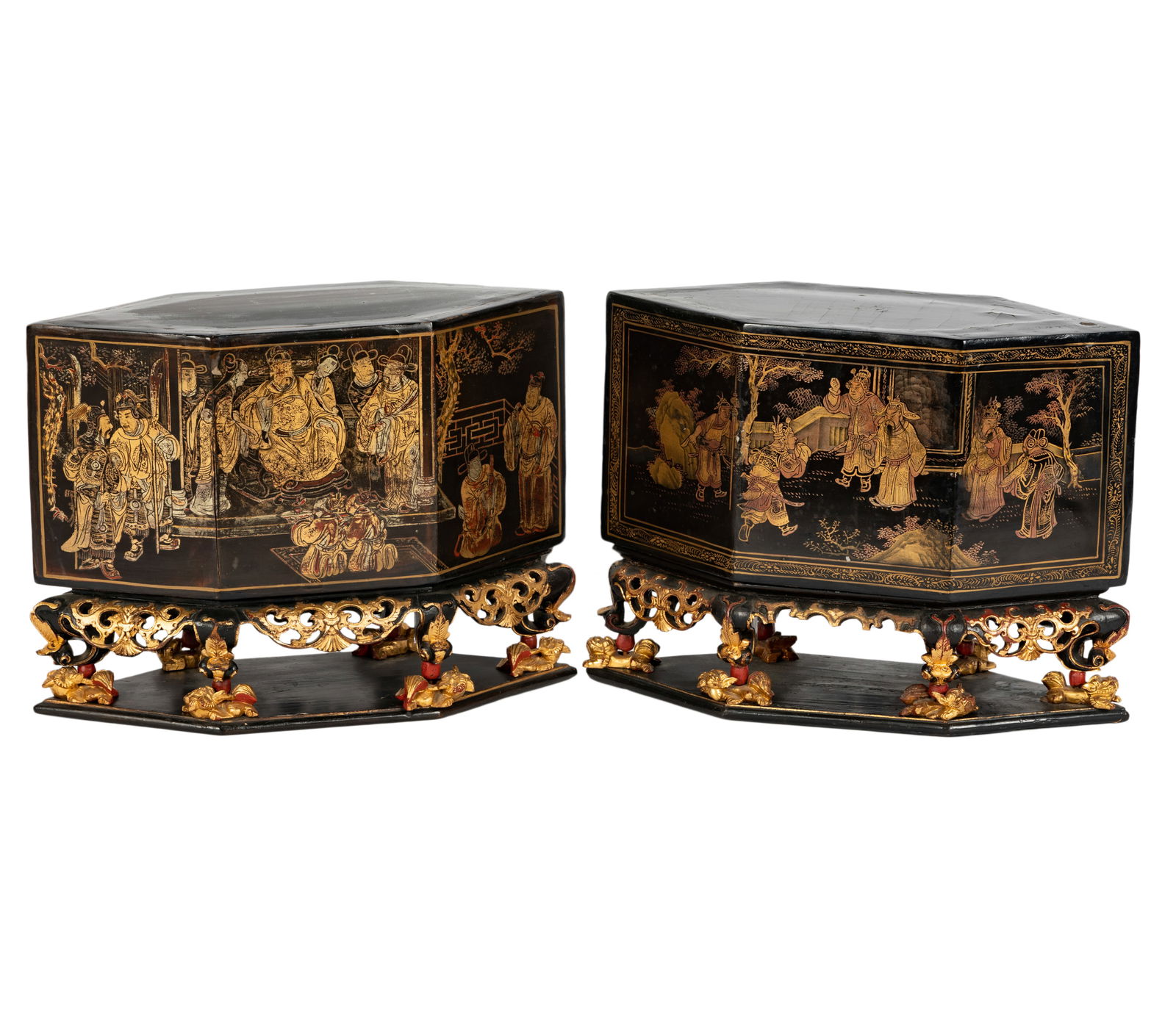 A Pair of Chinese Chanab Offering Boxes (1 of 20)