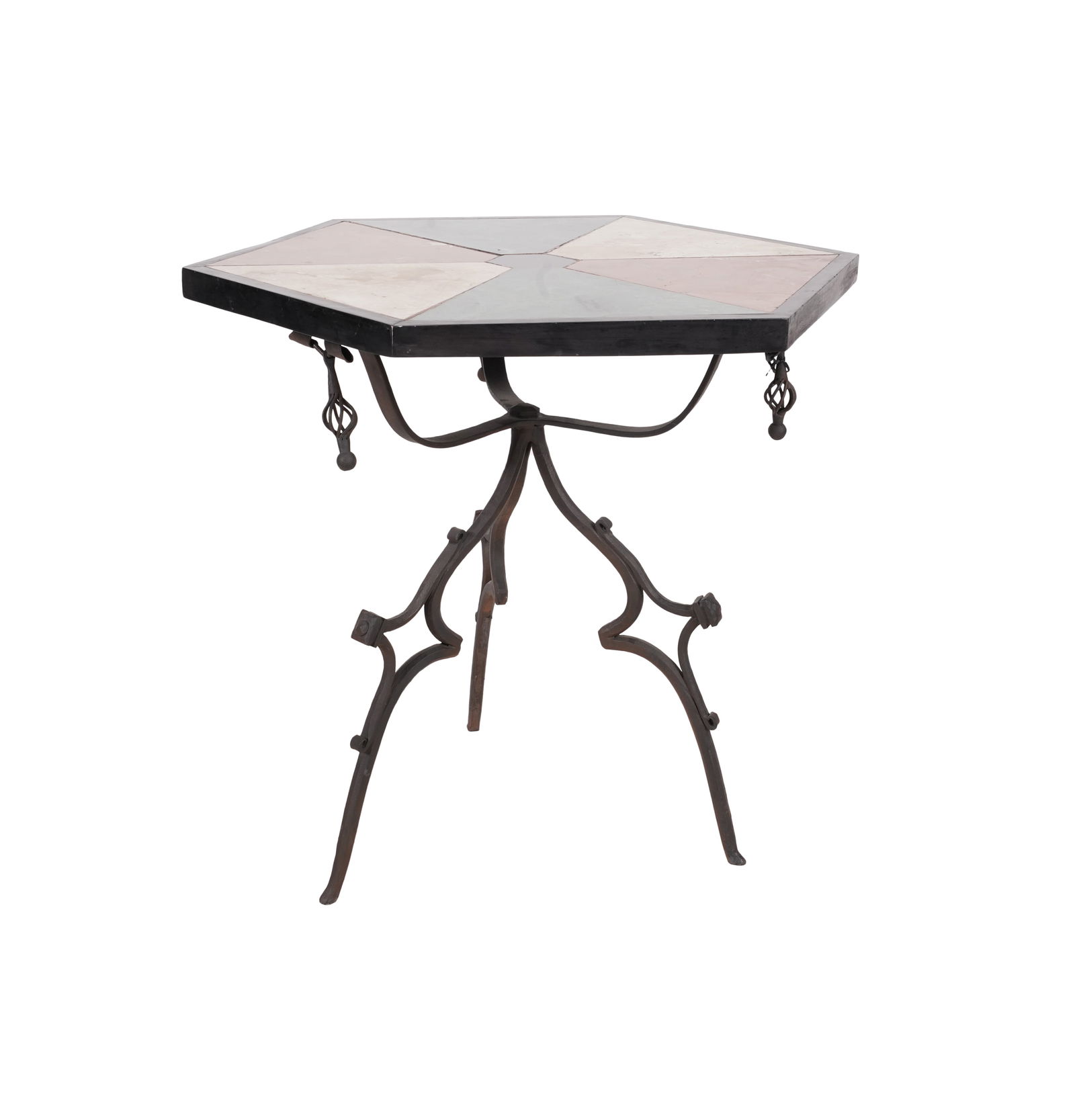 A Minton-Spidell Iron End Table (1 of 9)