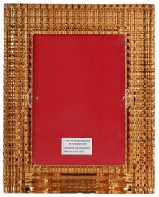 A Baccarat Crystal Picture Frame