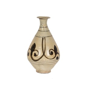 A Korean Copper Underglaze Vase