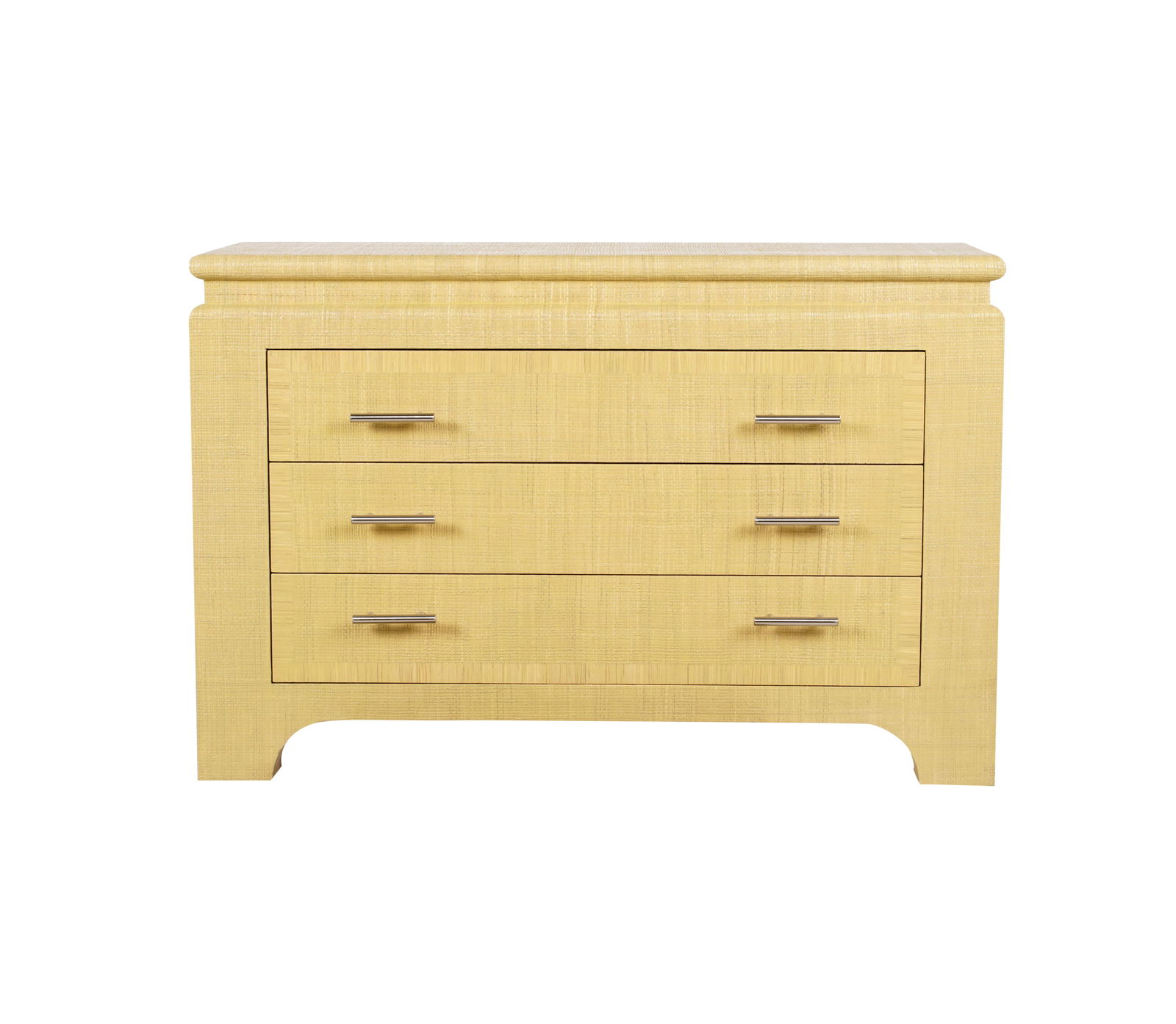 A Harrison Van Horn Grasscloth Raffia-Clad Chest of drawers (1 of 9)
