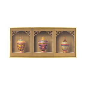 Unknown Artist (20th/21st century): Stll Life of Chinese Urns