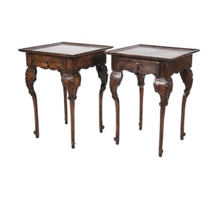 A Pair of Minton-Spidell Square Side Tables