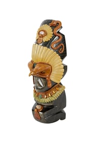 A Carved Stone Totem